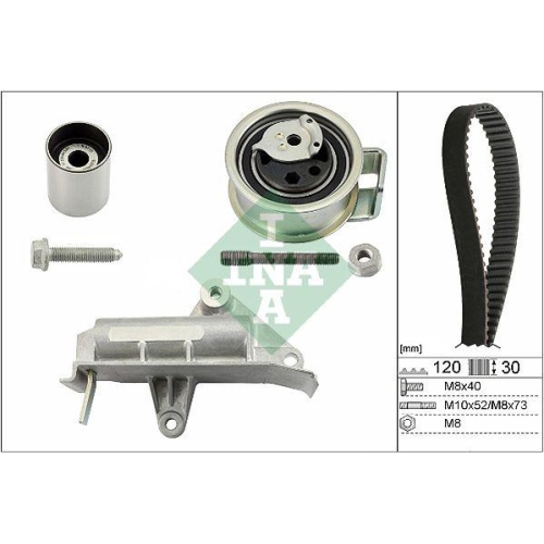 Zahnriemensatz Schaeffler Ina 530 0177 10 f&uuml;r Audi Ford Seat Skoda VW