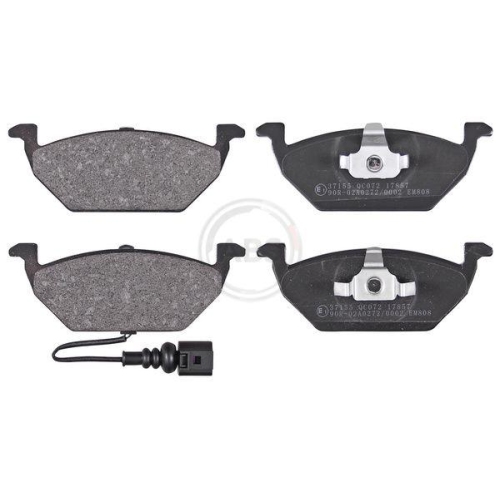 Bremsbelagsatz Scheibenbremse A.b.s. 37155 f&uuml;r Audi Seat Skoda VW Vag