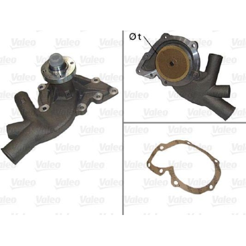 Wasserpumpe Motork&uuml;hlung Valeo 506828 f&uuml;r Land Rover