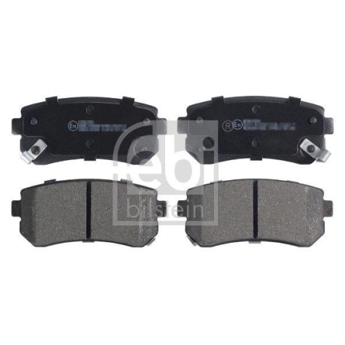 Bremsbelagsatz Scheibenbremse Febi Bilstein 116260 f&uuml;r Hyundai Kia Hinterachse