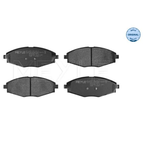 Bremsbelagsatz Scheibenbremse Meyle 0252324117 Meyle-original: True To Oe. f&uuml;r