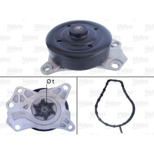 Water Pump Engine Cooling Valeo 506852 for Citro&euml;n Daihatsu Peugeot Subaru