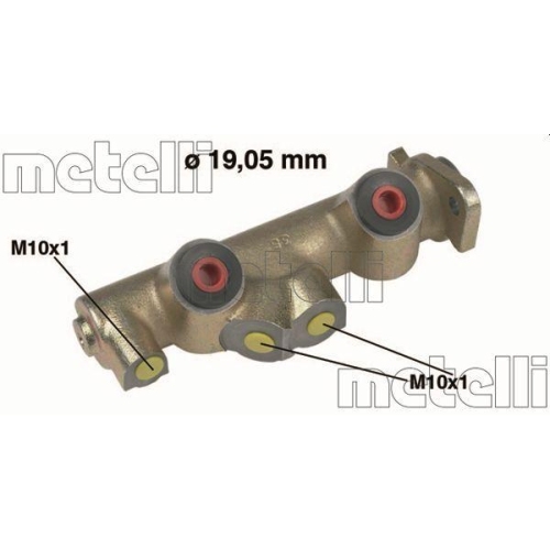 Hauptbremszylinder Metelli 05-0072 f&uuml;r Renault Renault Trucks