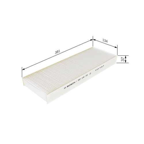 Filter Innenraumluft Bosch 1987432150 f&uuml;r Mercedes Benz Mercedes Benz Renault