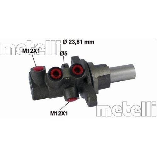 Brake Master Cylinder Metelli 05-0796 for Nissan Renault