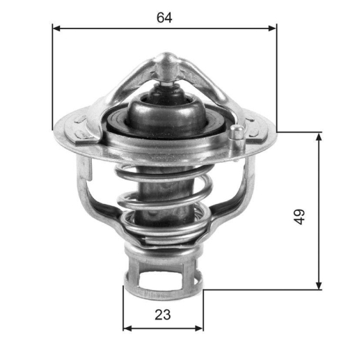 Thermostat K&uuml;hlmittel Gates TH04082 f&uuml;r Nissan Mercury Infiniti