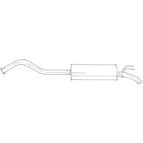 Endschalld&auml;mpfer Sigam 50657 f&uuml;r Renault