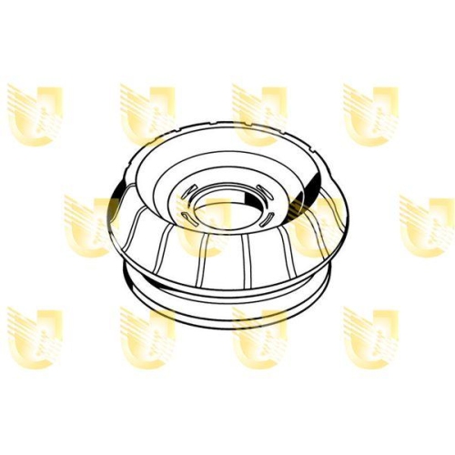 Federbeinstützlager Unigom 391058 für Renault Vorderachse Links