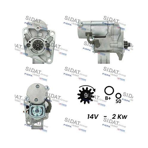 Starter Sidat S12DE0179 f&uuml;r Rover Land Rover