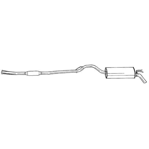 Endschalld&auml;mpfer Sigam 50693 f&uuml;r Renault Hinten