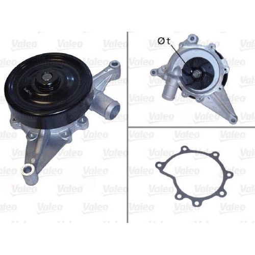 Wasserpumpe Motork&uuml;hlung Valeo 506820 f&uuml;r Ford Jaguar