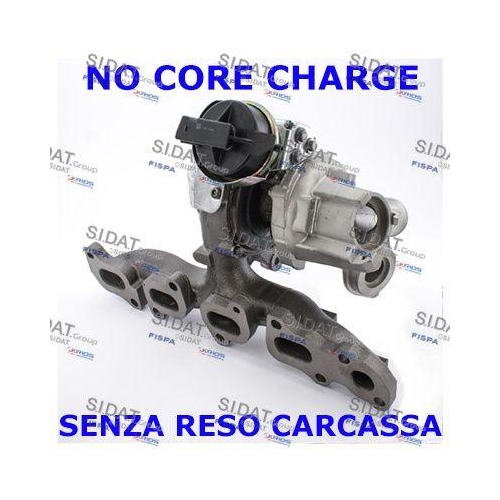 Lader Aufladung Sidat 49.291R für Audi Seat Skoda VW Vag