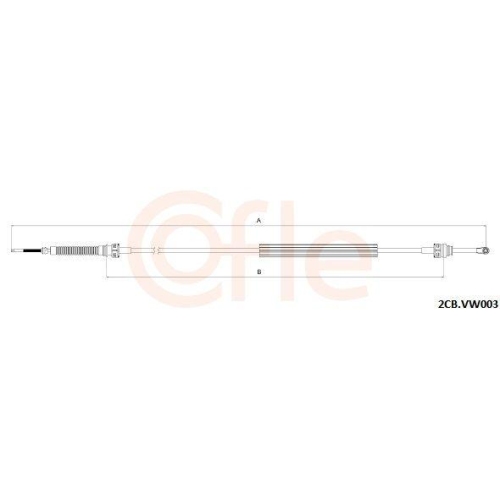 Seilzug Schaltgetriebe Cofle 2CB.VK003 für Audi Seat Skoda VW