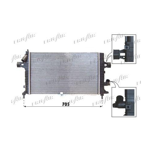 K&uuml;hler Motork&uuml;hlung Frigair 0107.3088 f&uuml;r General Motors