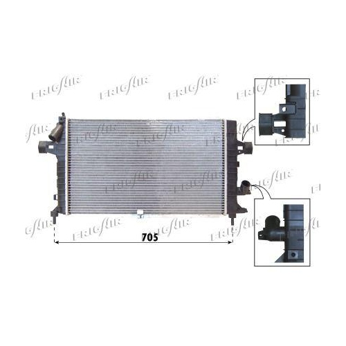 K&uuml;hler Motork&uuml;hlung Frigair 0107.3089 f&uuml;r General Motors