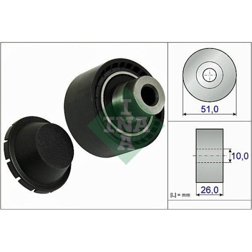Umlenk /f&uuml;hrungsrolle Keilrippenriemen Schaeffler Ina 532 0334 10 f&uuml;r Citro&euml;n