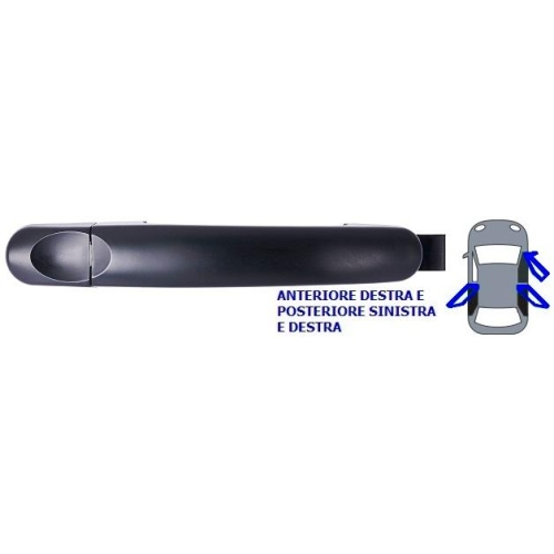 EXTERNER FRONTGRIFF UND POST. VOLKSWAGEN CADDY 2003 C/PRIM. DX=P/DX=P/SX