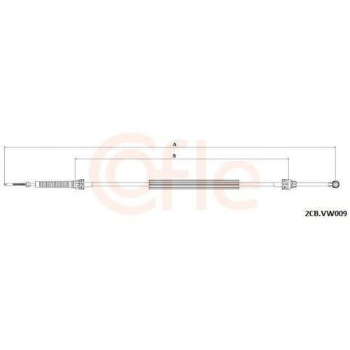 Seilzug Schaltgetriebe Cofle 2CB.VK009 für VW
