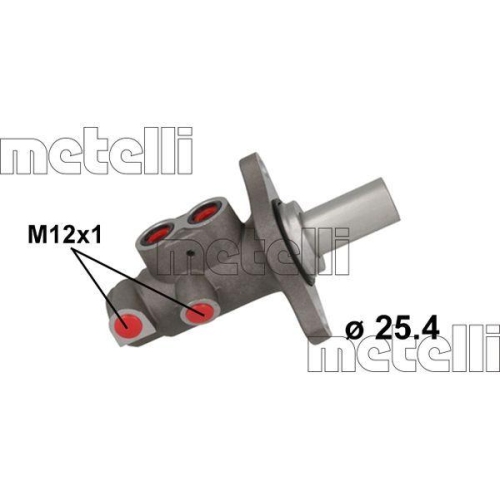 Hauptbremszylinder Metelli 05-1160 f&uuml;r Renault