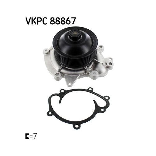 Wasserpumpe Motork&uuml;hlung Skf VKPC 88867 f&uuml;r Chrysler Mercedes Benz Mercedes Benz