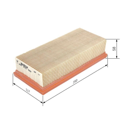 Servicekit 3 Filter Bosch f&uuml;r MITSUBISHI COLT VI SMART FORF+5 Liter &Ouml;l 5w30