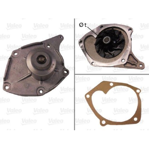 Water Pump Engine Cooling Valeo 506863 for Nissan Renault Suzuki Dacia