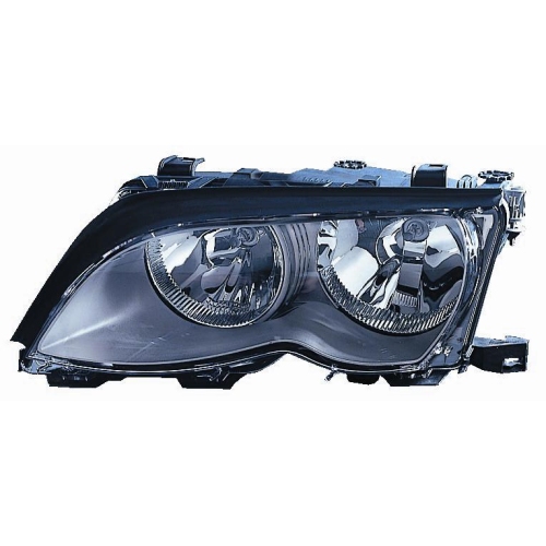 RECHTER SCHEINWERFER BMW SERIE 3 E46 2002 4P. (SCHWARZER RAHMEN) MIT RH-MOTO