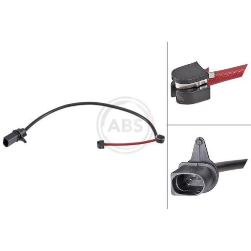 Warnkontakt Bremsbelagverschlei&szlig; A.b.s. 39949 f&uuml;r Porsche Vorderachse