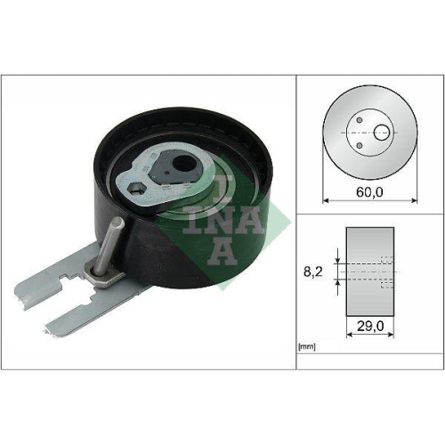 Spannrolle Zahnriemen Schaeffler Ina 531 0555 10 für Bmw Citroën Fiat Ford Mazda
