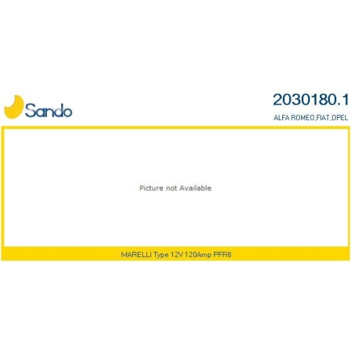 Generator Sando 2030180.1 für Alfa Romeo