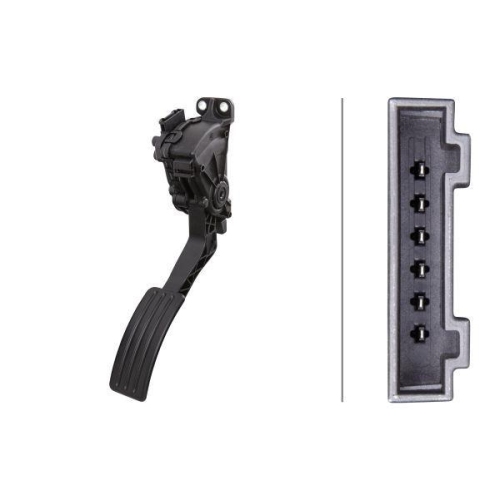 Sensor Fahrpedalstellung Hella 6PV 010 946-351 für Renault