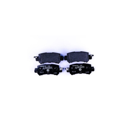Bremsbelagsatz Scheibenbremse Hella 8DB 355 020-151 f&uuml;r Mazda Amc Hinterachse