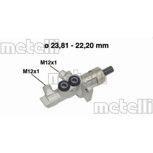 Hauptbremszylinder Metelli 05-0548 für Bmw