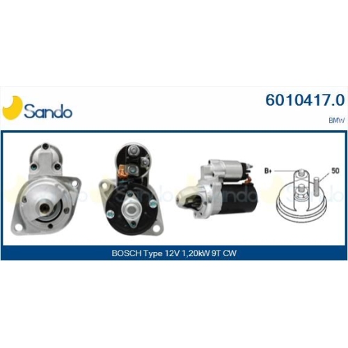 Starter Sando 6010417.0 f&uuml;r Bmw