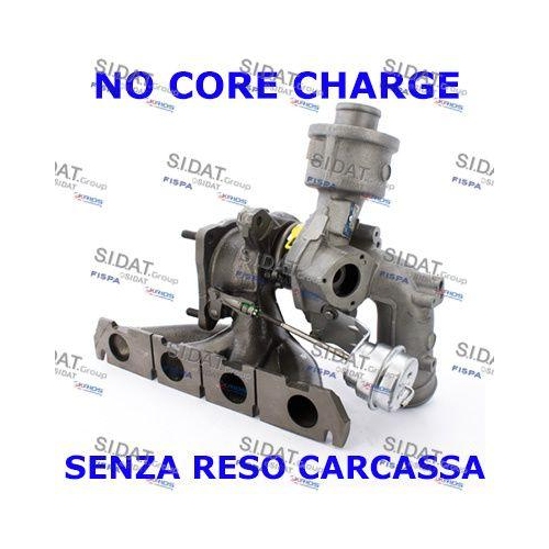 Lader Aufladung Sidat 49.361R für Audi Seat Skoda VW Vag