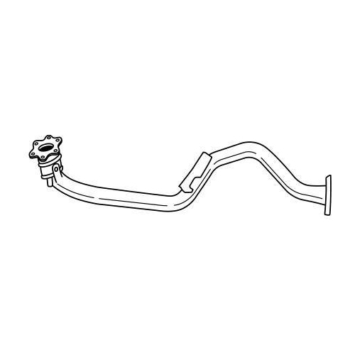 Abgasrohr Sigam 60169 f&uuml;r Seat Skoda VW Vorne
