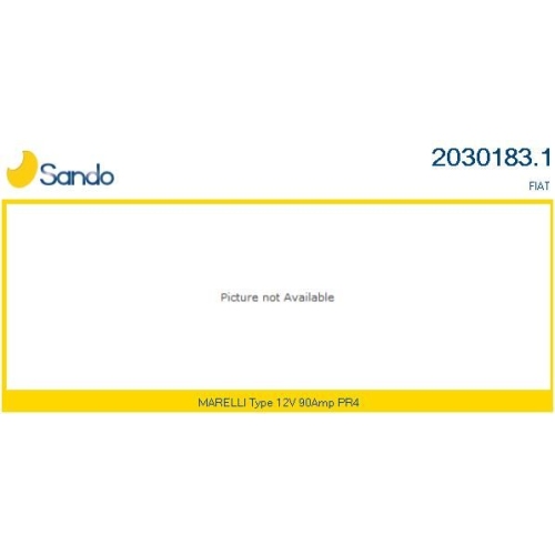 Generator Sando 2030183.1 f&uuml;r Fiat
