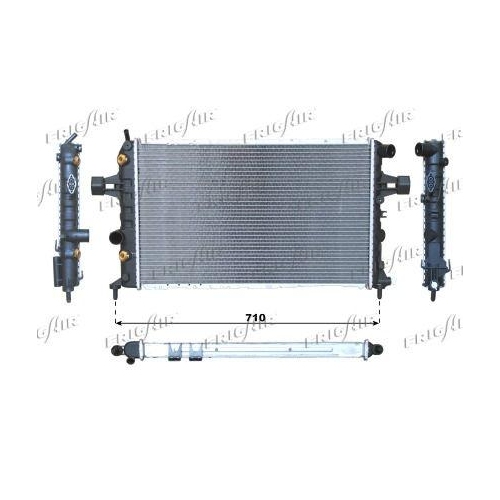 K&uuml;hler Motork&uuml;hlung Frigair 0107.3104 f&uuml;r General Motors