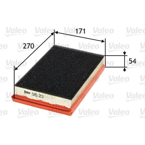 Luftfilter Valeo 585213 f&uuml;r Fiat