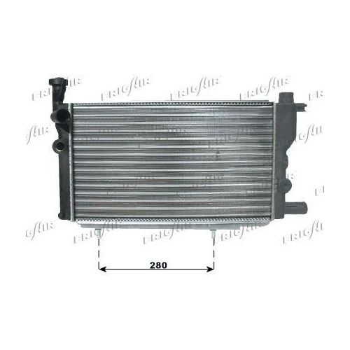 Kühler Motorkühlung Frigair 0108.1011 für Citroën/peugeot