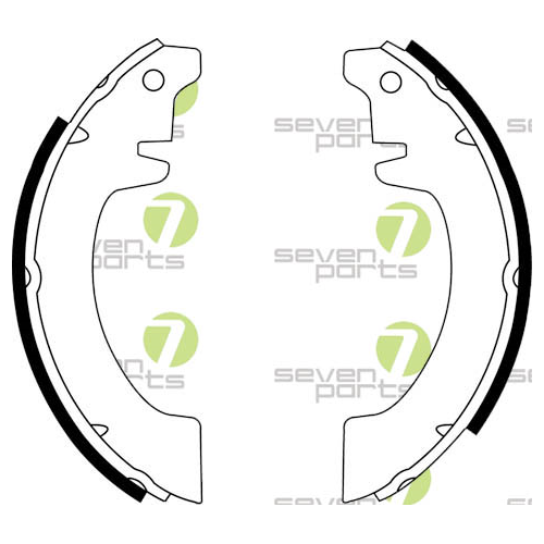 Brake Shoe Set 7 Seven Parts SVG10986 for