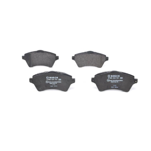 Bremsbelagsatz Scheibenbremse Bosch 0986424721 f&uuml;r Rover Land Rover Vorderachse