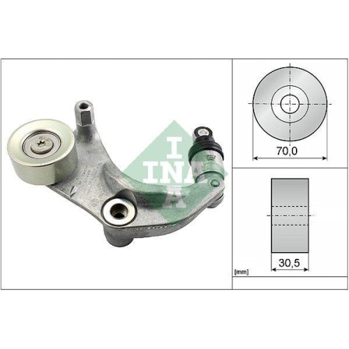 Riemenspanner Keilrippenriemen Schaeffler Ina 534 0316 10 für Honda Honda (gac)