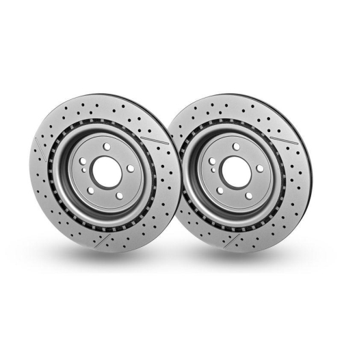 Bremsscheibe Hella 8DD 355 126-441 Pro High Carbon f&uuml;r Mercedes Benz Hinterachse