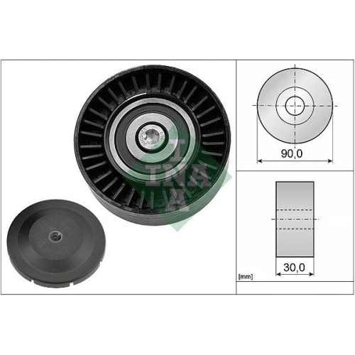 Umlenk /führungsrolle Keilrippenriemen Schaeffler Ina 532 0514 10 für Bmw Mini