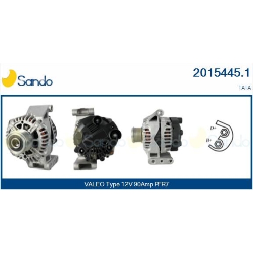 Generator Sando 2015445.1 f&uuml;r Fiat
