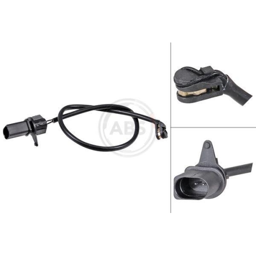 Warnkontakt Bremsbelagverschlei&szlig; A.b.s. 39919 f&uuml;r Audi VW Vag Vorderachse