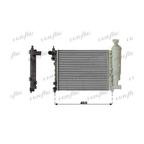 K&uuml;hler Motork&uuml;hlung Frigair 0108.2067 f&uuml;r Citro&euml;n/peugeot