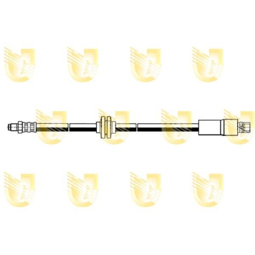 Bremsschlauch Unigom 378129 f&uuml;r Fiat Vorne