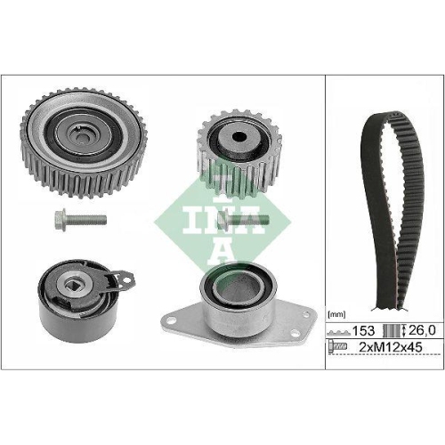 Zahnriemensatz Schaeffler Ina 530 0194 10 für Opel Renault Vauxhall Dacia